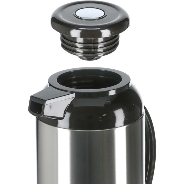 Melitta Thermoskanne 33614, Mit Edelstahlkolben, Isolierkanne, Silber, Edelstahl, 2,2 Liter 4 Melitta Thermoskanne 33614, Mit Edelstahlkolben, Isolierkanne, Silber, Edelstahl, 2,2 Liter – Bild 2
