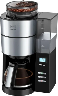 MELITTA 1021-02 Aroma Fresh Kaffeeautomat Mit Timer Und Mahlwerk Schwarz, Farbe:Schwarz 29 MELITTA 1021-02 Aroma Fresh Kaffeeautomat Mit Timer Und Mahlwerk Schwarz, Farbe:Schwarz -Melitta 062def00ca32ea7d48a61dbeba5bfa1b