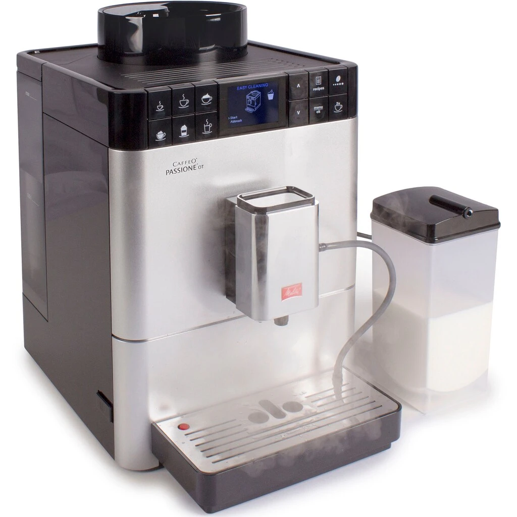 Melitta Kaffeevollautomat »Passione® One Touch F53/1-101, Silber«, One Touch Funktion, Tassengenau Frisch Gemahlene Bohnen 8 Melitta Kaffeevollautomat »Passione® One Touch F53/1-101, Silber«, One Touch Funktion, Tassengenau Frisch Gemahlene Bohnen – Bild 6