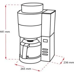 Melitta Kaffeemaschine 1021-12, AromaFresh Therm, Mit Mahlwerk, Thermoskanne, Für 10 Tassen, Schwarz 11 Melitta Kaffeemaschine 1021-12, AromaFresh Therm, Mit Mahlwerk, Thermoskanne, Für 10 Tassen, Schwarz -Melitta 15b5da1b6a5b66553540e562f18f79f7834a339a kaffeemaschine melitta 1021 12 aromafresh therm