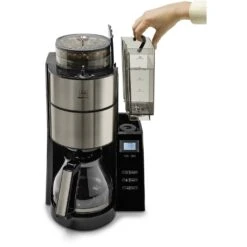 Melitta Kaffeemaschine Mit Mahlwerk »AromaFresh«, 1,25 L Kaffeekanne, Papierfilter, 1x4, Glas 1021-03 Anthrazit -Melitta 45cae8ccda5dd423d4899351a89ee69f