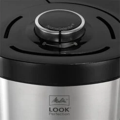 Melitta Kaffeemaschine 1025-16, Look V Therm, Perfection, Kunststoff/Edelstahl, 10 Tassen, Schwarz -Melitta 472a4bee5feeba19c86af3585dd80fc3339eb7a1 kaffeemaschine melitta 1025 16 look v therm