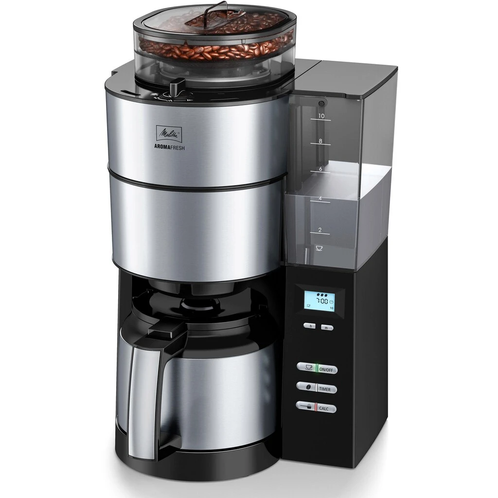 Melitta Kaffeemaschine Mit Mahlwerk »AromaFresh Therm 1021-12«, 1,2 L Kaffeekanne, Papierfilter, 1x4 5 Melitta Kaffeemaschine Mit Mahlwerk »AromaFresh Therm 1021-12«, 1,2 L Kaffeekanne, Papierfilter, 1x4 – Bild 3
