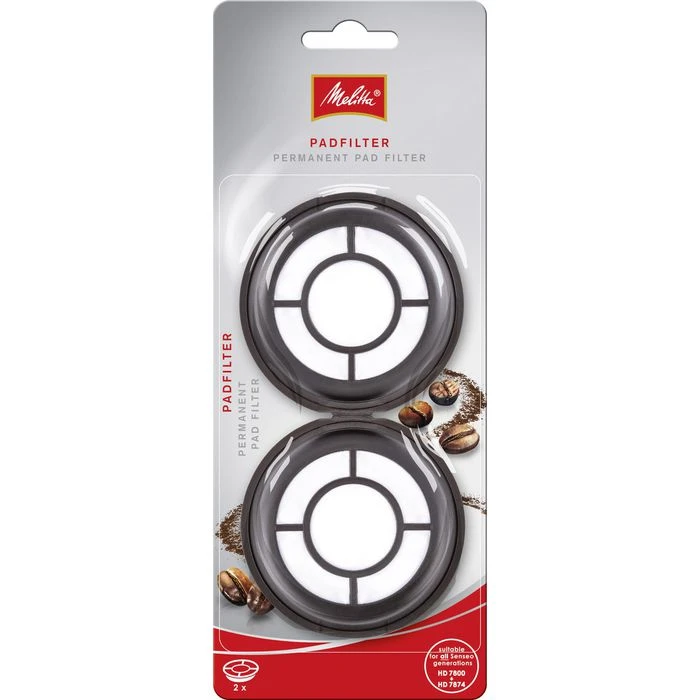Melitta Kaffeefilter 180424 Padfilter Für Senseo, Kunststoff, Dauerfilter, Befüllbar, 2 Stück 3 Melitta Kaffeefilter 180424 Padfilter Für Senseo, Kunststoff, Dauerfilter, Befüllbar, 2 Stück