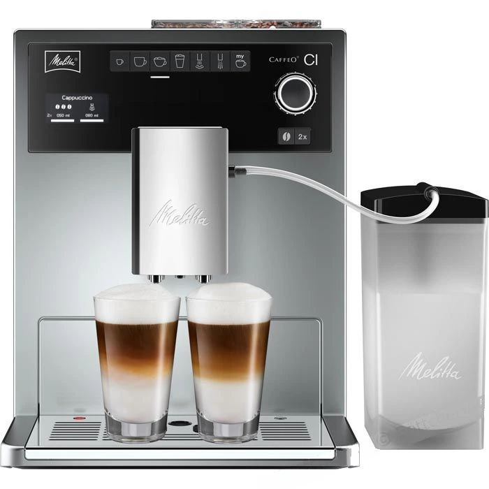 Melitta Kaffeevollautomat Caffeo CI E 970-101, Mit Milchsystem & Heißwasserfunktion, Silber 4 Melitta Kaffeevollautomat Caffeo CI E 970-101, Mit Milchsystem & Heißwasserfunktion, Silber – Bild 2