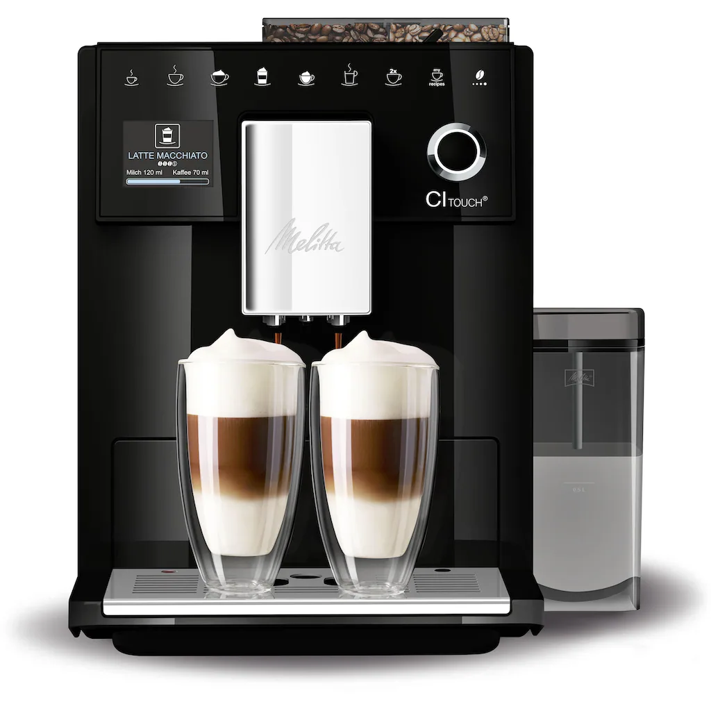 Melitta Kaffeevollautomat »CI Touch® F630-102, Schwarz«, Bedienoberfläche Mit Touch & Slide Funktion, Flüsterleises Mahlwerk 4 Melitta Kaffeevollautomat »CI Touch® F630-102, Schwarz«, Bedienoberfläche Mit Touch & Slide Funktion, Flüsterleises Mahlwerk – Bild 2