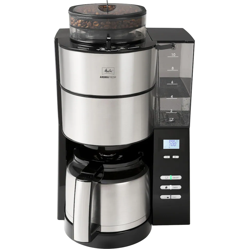 Melitta Kaffeemaschine Mit Mahlwerk »AromaFresh Therm 1021-12«, 1,2 L Kaffeekanne, Papierfilter, 1x4 6 Melitta Kaffeemaschine Mit Mahlwerk »AromaFresh Therm 1021-12«, 1,2 L Kaffeekanne, Papierfilter, 1x4 – Bild 4