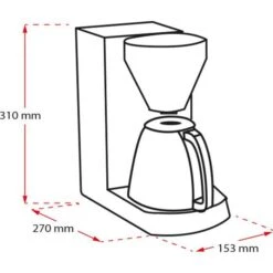 Melitta Kaffeemaschine Single 5, M 728 Bk SST, Kunststoff, Für 5 Tassen, Schwarz / Edelstahl 11 Melitta Kaffeemaschine Single 5, M 728 Bk SST, Kunststoff, Für 5 Tassen, Schwarz / Edelstahl -Melitta 79bb08daef861a1c96805c77b7d0b86b608e75fb kaffeemaschine melitta single 5 m 728 bk sst