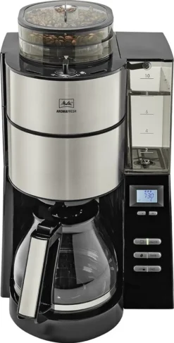 MELITTA 1021-02 Aroma Fresh Kaffeeautomat Mit Timer Und Mahlwerk Schwarz, Farbe:Schwarz 24 MELITTA 1021-02 Aroma Fresh Kaffeeautomat Mit Timer Und Mahlwerk Schwarz, Farbe:Schwarz -Melitta 822bf3a19e427fe9713023e1c0d1c326