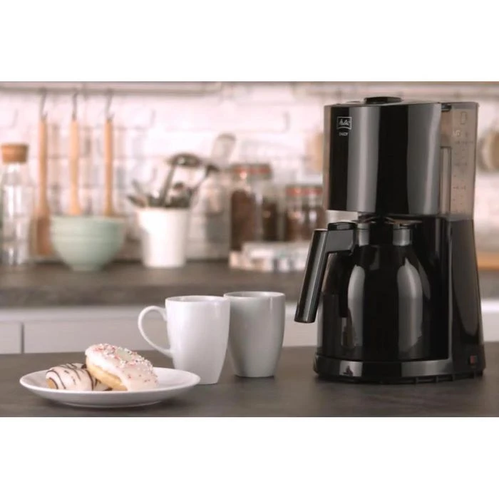 Melitta Kaffeemaschine 1017-06 Enjoy Therm, Kunststoff, Schwarz, 8 Tassen 4 Melitta Kaffeemaschine 1017-06 Enjoy Therm, Kunststoff, Schwarz, 8 Tassen – Bild 2