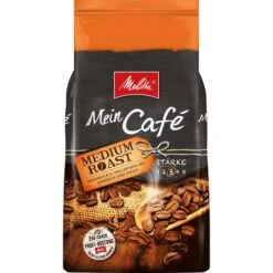 Melitta Kaffee Mein Café Medium Roast, Ganze Bohnen, Mild, 1kg