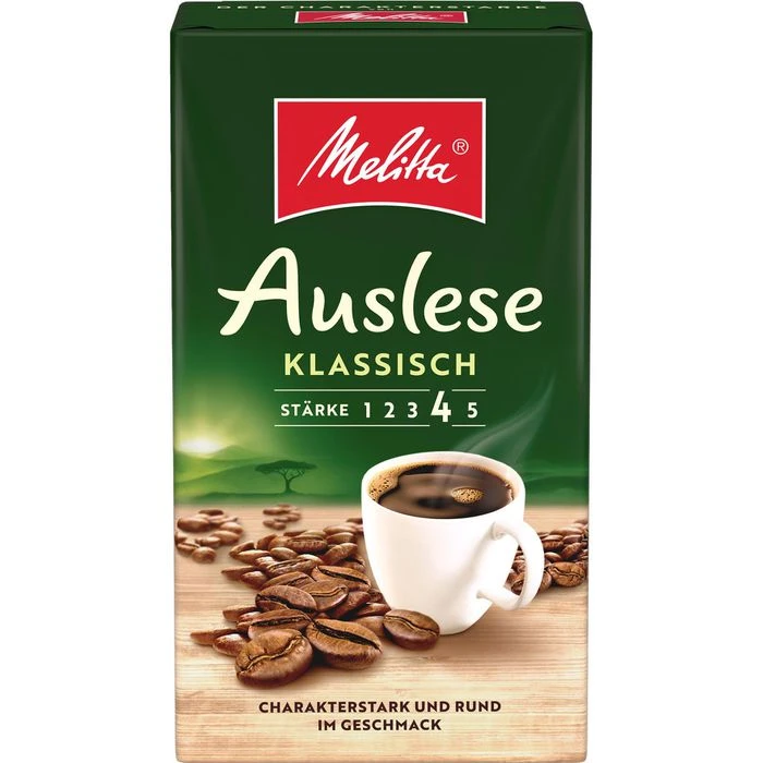 Melitta Auslese Klassisch 500g, Gemahlener Kaffee 3 Melitta Auslese Klassisch 500g, Gemahlener Kaffee