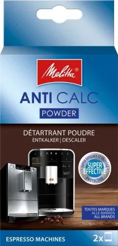 Melitta SDA Entkalker Pulver 2 Sachets AntiCalcEspressoMach