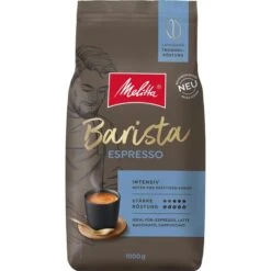 Melitta Kaffee Barista Espresso, Ganze Bohnen, 1kg
