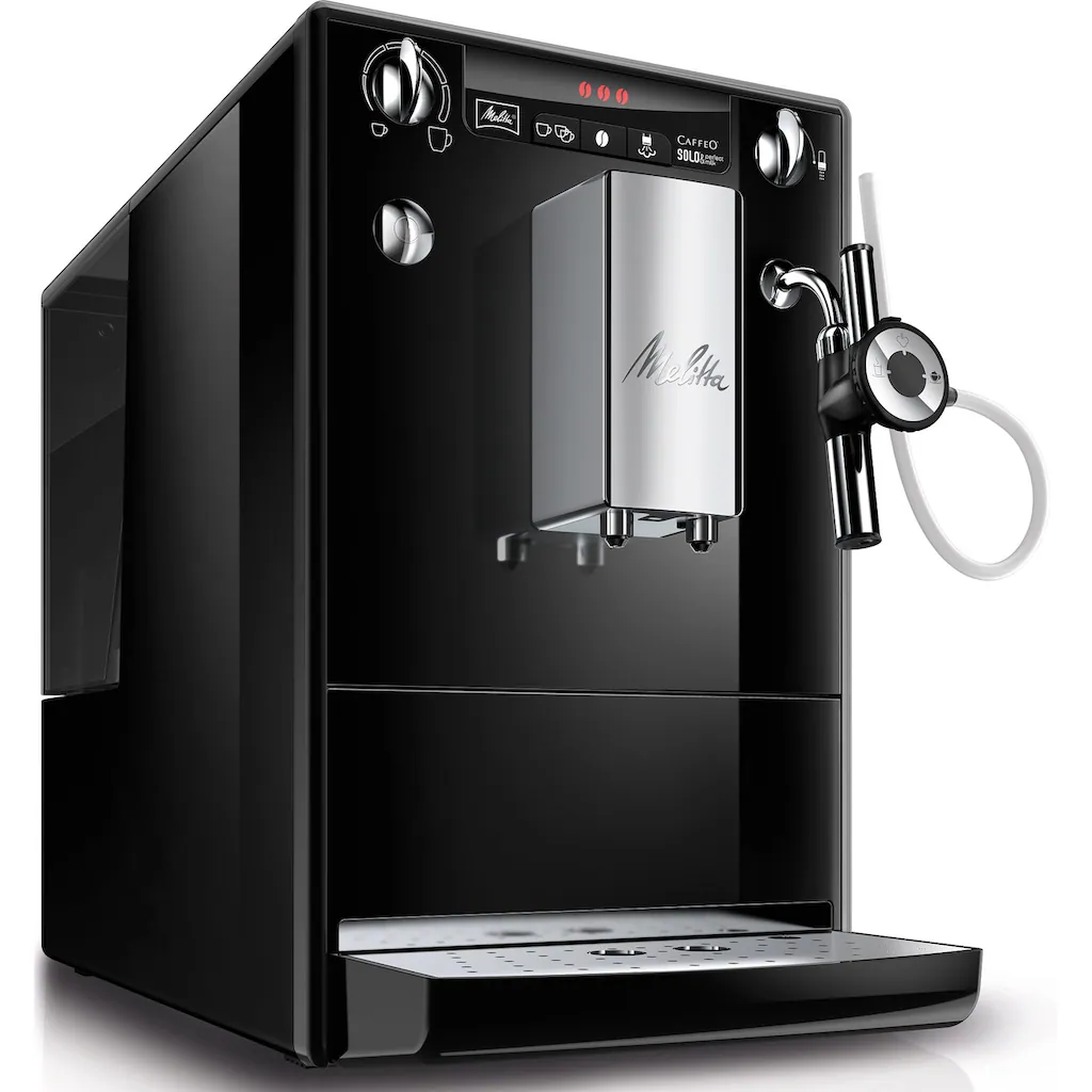 Melitta Kaffeevollautomat »Solo® & Perfect Milk E 957-101, Schwarz«, Café Crème&Espresso Per One Touch, Milchsch&heiße Milch Per Drehregler 8 Melitta Kaffeevollautomat »Solo® & Perfect Milk E 957-101, Schwarz«, Café Crème&Espresso Per One Touch, Milchsch&heiße Milch Per Drehregler – Bild 6
