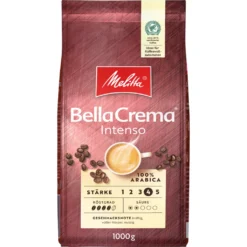 MELITTA Ganze Kaffeebohnen BellaCrema Intenso 1 Kg Starkes Aroma Intensiv -Melitta bd1854e266eec71dcf5dc8e7d7d9c62d