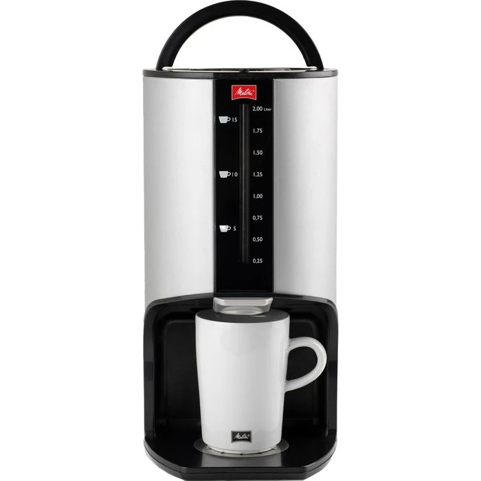 Melitta Thermoskanne XT Coffee Carrier, Silber, Edelstahl, 2 L 3 Melitta Thermoskanne XT Coffee Carrier, Silber, Edelstahl, 2 L