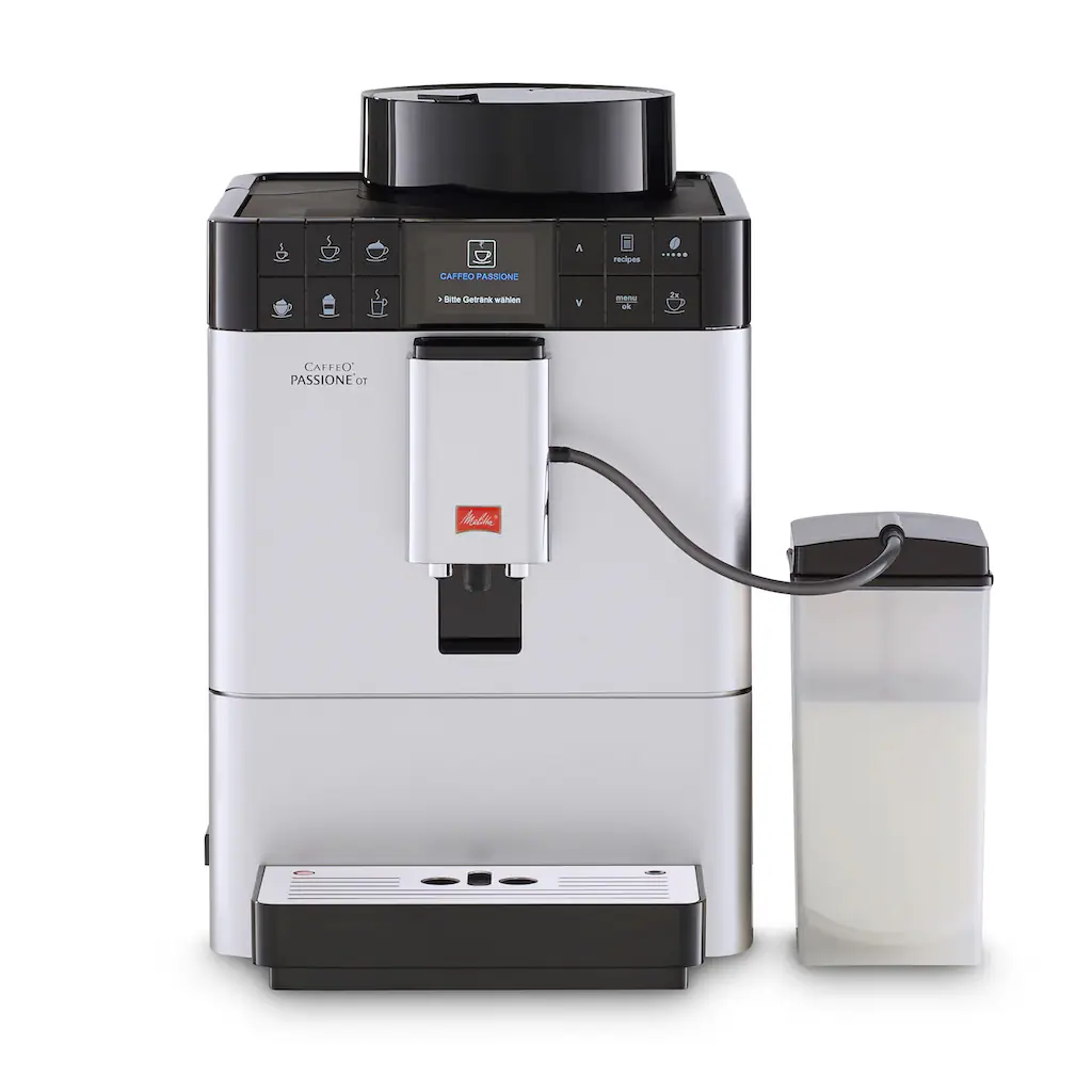 Melitta Kaffeevollautomat »Passione® One Touch F53/1-101, Silber«, One Touch Funktion, Tassengenau Frisch Gemahlene Bohnen 7 Melitta Kaffeevollautomat »Passione® One Touch F53/1-101, Silber«, One Touch Funktion, Tassengenau Frisch Gemahlene Bohnen – Bild 5