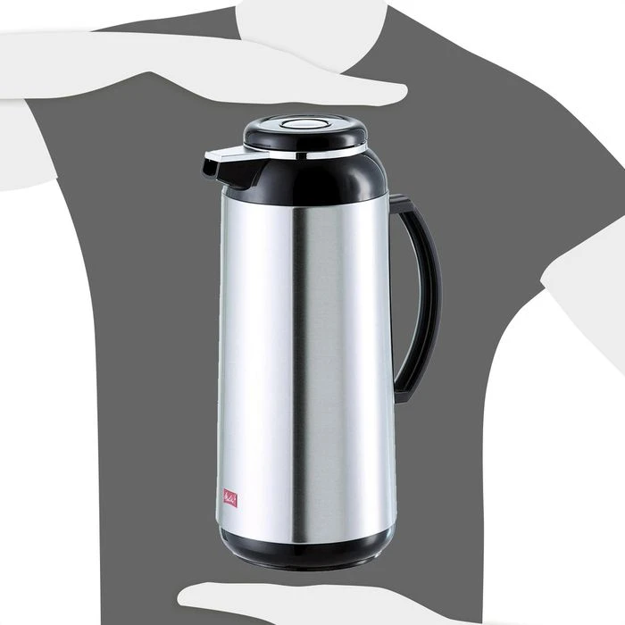Melitta Thermoskanne 33614, Mit Edelstahlkolben, Isolierkanne, Silber, Edelstahl, 2,2 Liter 9 Melitta Thermoskanne 33614, Mit Edelstahlkolben, Isolierkanne, Silber, Edelstahl, 2,2 Liter – Bild 7