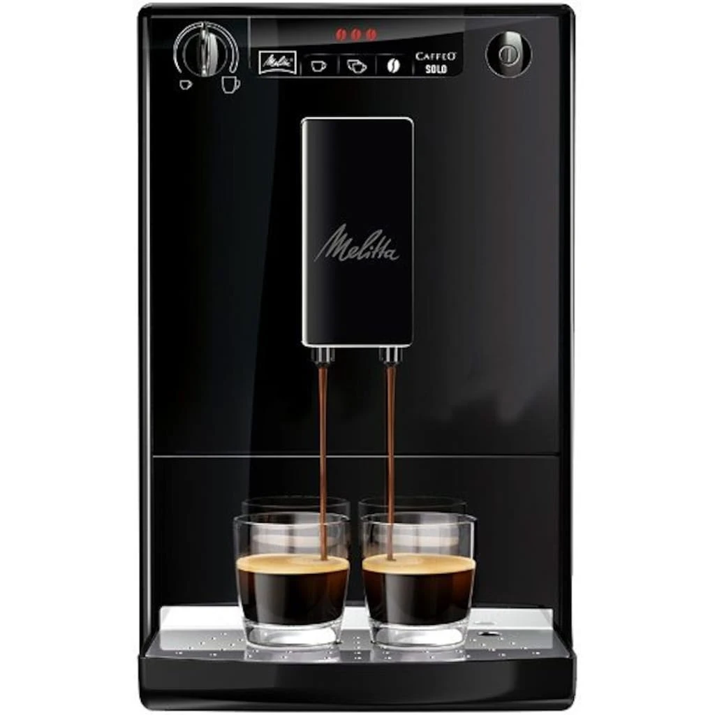 Melitta Kaffeevollautomat »Solo® E950-222, Pure Black«, Aromatischer Kaffee & Espresso Bei Nur 20 Cm Breite 4 Melitta Kaffeevollautomat »Solo® E950-222, Pure Black«, Aromatischer Kaffee & Espresso Bei Nur 20 Cm Breite – Bild 2