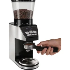 Melitta Kaffeemühle »Calibra 1027-01 Schwarz-Edelstahl«, 160 W, Kegelmahlwerk, 375 G Bohnenbehälter -Melitta e66b1a24701ce7c644bb6dead977f293