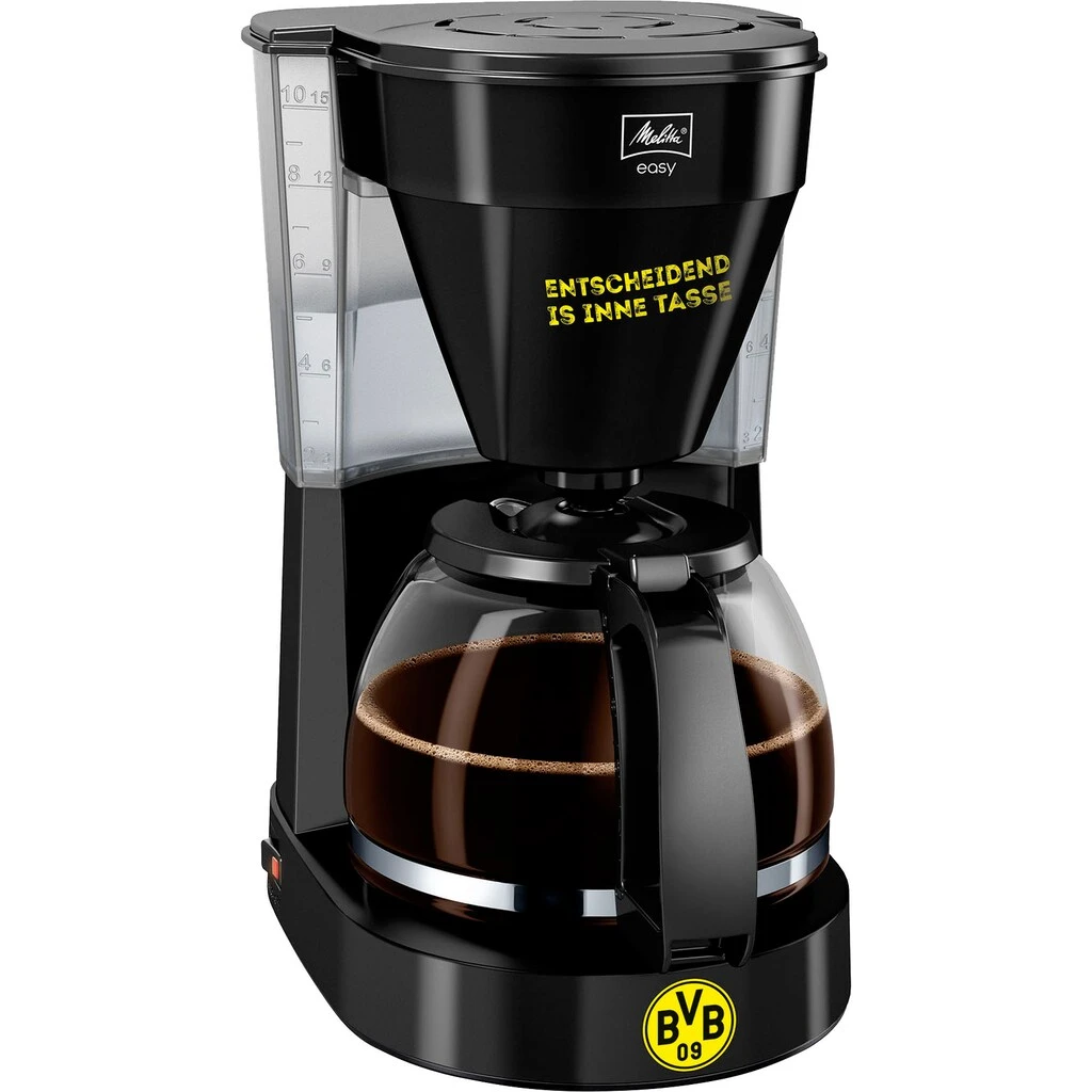 Melitta Filterkaffeemaschine »Easy BVB-Edition«, 1,25 L Kaffeekanne, Korbfilter, 1x4 4 Melitta Filterkaffeemaschine »Easy BVB-Edition«, 1,25 L Kaffeekanne, Korbfilter, 1x4 – Bild 2