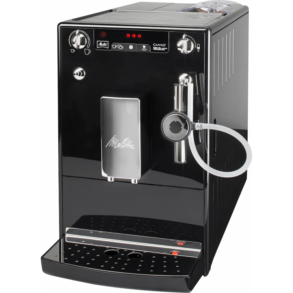 Melitta Kaffeevollautomat »Solo® & Perfect Milk E 957-101, Schwarz«, Café Crème&Espresso Per One Touch, Milchsch&heiße Milch Per Drehregler 3 Melitta Kaffeevollautomat »Solo® & Perfect Milk E 957-101, Schwarz«, Café Crème&Espresso Per One Touch, Milchsch&heiße Milch Per Drehregler