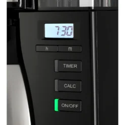 Melitta Filterkaffeemaschine »LOOK® Therm Timer 1025-18 Schwarz«, 1,25 L Kaffeekanne, Papierfilter, 1x4 -Melitta ec537e9a193c4e108d4d045c61411312