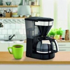 Melitta Kaffeemaschine 1023-04, Easy Top II, Kunststoff, Für 10 Tassen, Schwarz / Edelstahl -Melitta efd5387b656961fcda9e9a4f3c079ef84fd18ddb kaffeemaschine melitta 1023 04 easy top ii