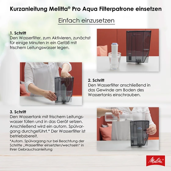 Melitta 3x Pro Aqua Filterpatrone Für Kaffeevollautomaten 4 Melitta 3x Pro Aqua Filterpatrone Für Kaffeevollautomaten – Bild 2