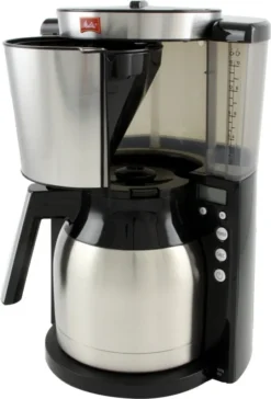 Melitta 1011-16 Look IV Therm Timer Schw/edelst. -Melitta f0288b7174740b27267d75f631ba5972