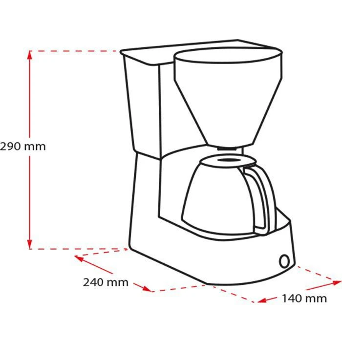 Melitta Kaffeemaschine Single 5, M 720-1/1, Kunststoff, Für 5 Tassen, Weiß / Grau 6 Melitta Kaffeemaschine Single 5, M 720-1/1, Kunststoff, Für 5 Tassen, Weiß / Grau – Bild 4
