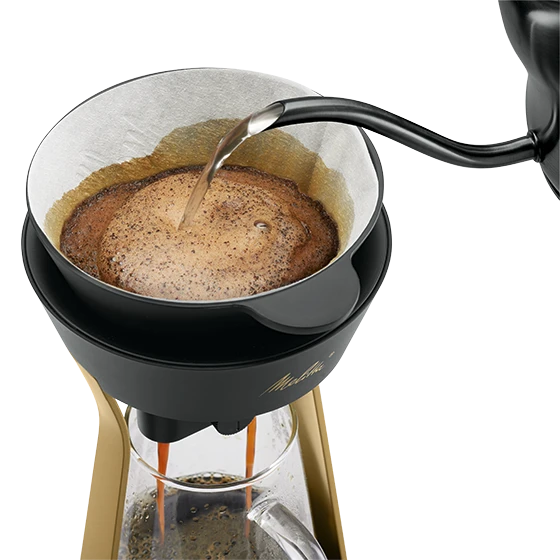 Melitta® AMANO Kaffeebereiter, Schwarz-gold (B-Ware) 7 Melitta® AMANO Kaffeebereiter, Schwarz-gold (B-Ware) – Bild 5