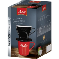 Melitta -Melitta handfiltration melitta porzellanbecher kaffeefilter 1x2 standard set 6761197 1