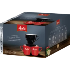 Melitta -Melitta handfiltration melitta porzellanbecher kaffeefilter 1x4 standard set 6761205 1