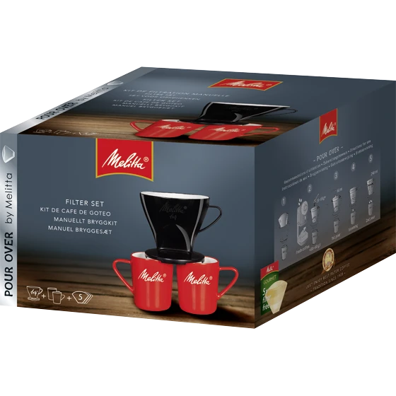 Kaffeefilter 1x4® & 2 Melitta® Porzellanbecher 4 Kaffeefilter 1x4® & 2 Melitta® Porzellanbecher – Bild 2