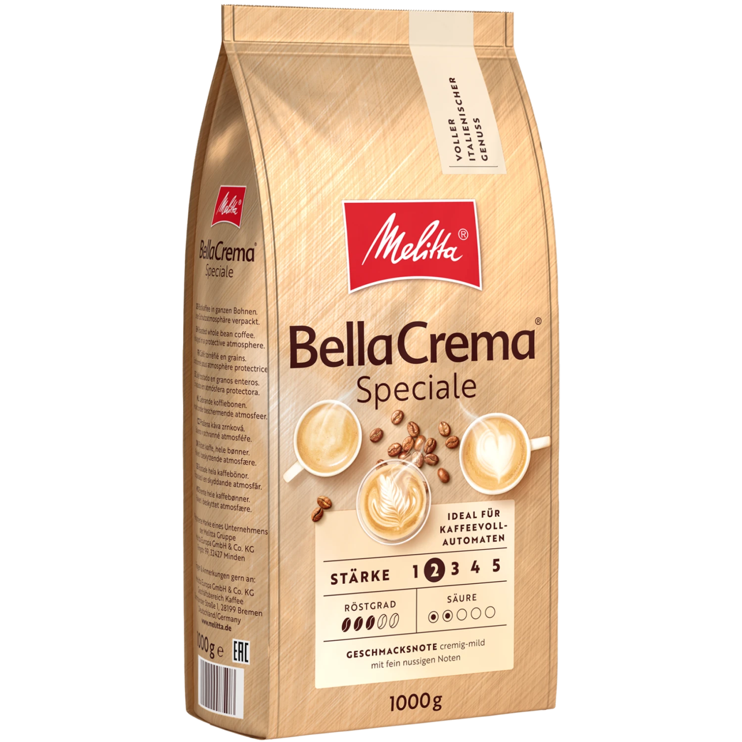 Melitta® BellaCrema® Speciale | Kaffeebohnen 1000g 4 Melitta® BellaCrema® Speciale | Kaffeebohnen 1000g – Bild 2