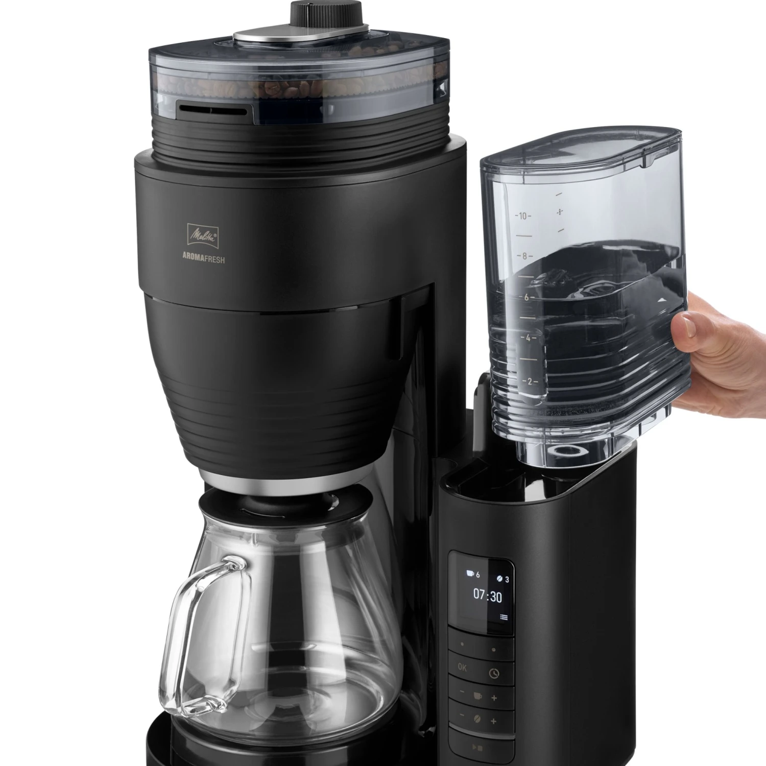 Melitta AromaFresh Pro X | Filterkaffeemaschine Mit Mahlwerk 4 Melitta AromaFresh Pro X | Filterkaffeemaschine Mit Mahlwerk – Bild 2