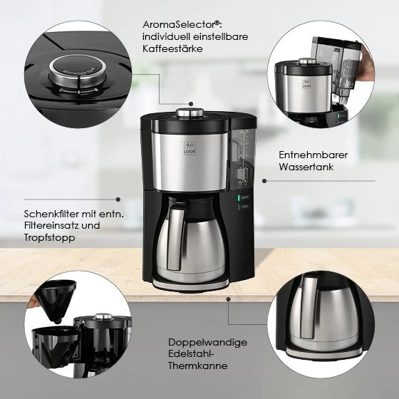 Melitta LOOK® Therm Perfection | Filterkaffeemaschine 4 Melitta LOOK® Therm Perfection | Filterkaffeemaschine – Bild 2