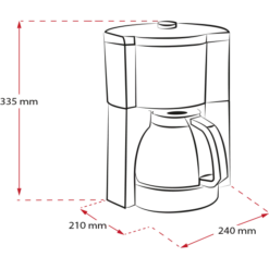 Melitta LOOK® Timer | Filterkaffeemaschine -Melitta kaffeemaschine melitta look timer filterkaffeemaschine schwarz 6766591 80