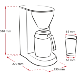 Melitta Single 5® Therm | Filterkaffeemaschine -Melitta kaffeemaschine melitta single5 therm kaffeemaschine schwarz edelstahl therm 6729615 20