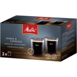 Melitta Doppelwandige Espresso-Gläser -Melitta zubehoer melitta espressoglaeser doppelwandig 80ml set 6761116 2