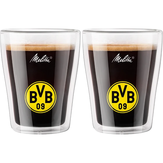 Melitta Doppelwandige Kaffee-Gläser BVB 3 Melitta Doppelwandige Kaffee-Gläser BVB